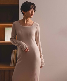 Foo Tokyo（フートーキョー）の「シルクブレンドリブニットワンピース　エクリュ（ワンピース）」