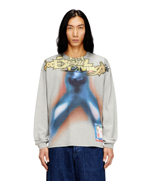 メンズ 長袖Tシャツ T-BOXT-LS-V1（Tシャツ/カットソー）｜DIESEL