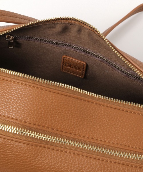 Elura（エルーラ）の「Wファスナーセミショルダーバッグ/597599（ショルダーバッグ・レディース・ブラック/ブラウン系その他2・ONE SIZE）」の14枚目の写真