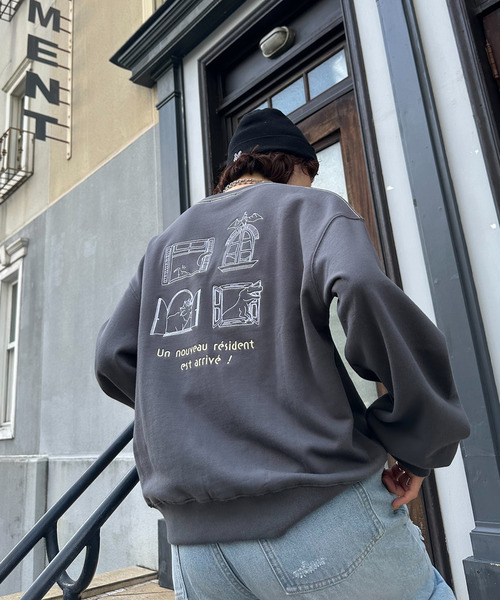 DOUBLE NAME（ダブルネーム）の「みんなで住みたい恐竜プルオーバー（その他トップス・レディース・オフホワイト/ブルー/ブラック系・FREE）」の17枚目の写真