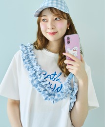 Cath Kidston（キャスキッドソン）の「ギャザーショルダーストラップ Painted Gingham（スマホグッズ）」