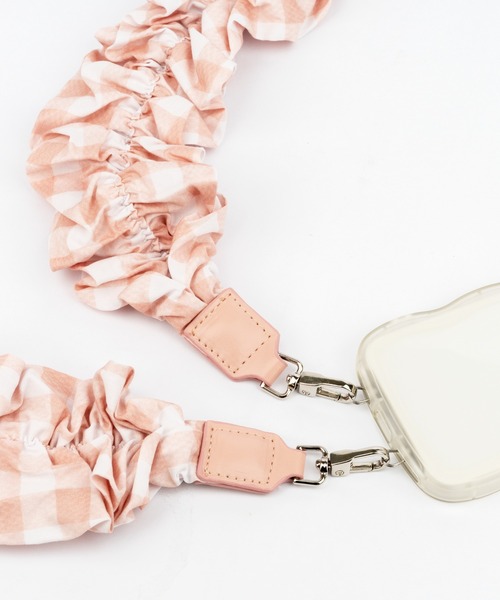 Cath Kidston(キャスキッドソン)の「ギャザーショルダーストラップ Painted Gingham(スマホグッズ・レディース・ネイビー/ピンク/サックスブルー・FREE)」の12枚目の写真