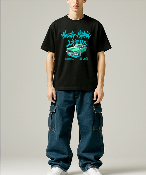 MONSTER REPUBLIC(モンスターリパブリック)の「レトロドリフトグリーンTシャツブラック_8146(Tシャツ/カットソー・レディース・その他・MEDIUM/LARGE/X-LARGE/SMALL)」の2枚目の写真