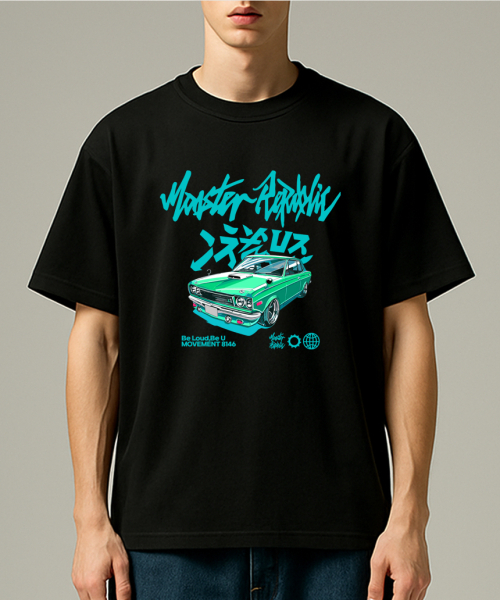 MONSTER REPUBLIC(モンスターリパブリック)の「レトロドリフトグリーンTシャツブラック_8146(Tシャツ/カットソー・レディース・その他・MEDIUM/LARGE/X-LARGE/SMALL)」の4枚目の写真