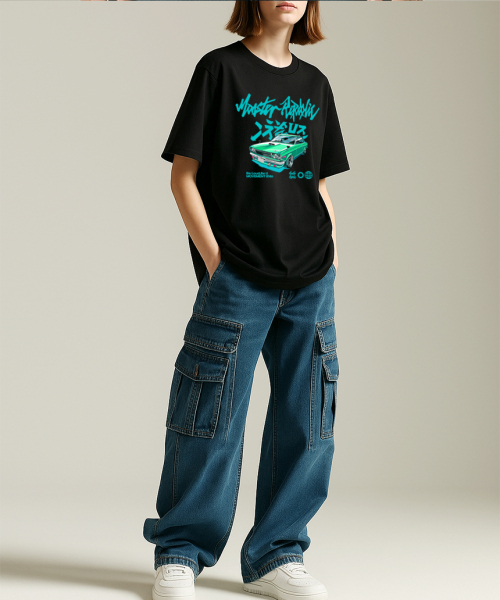 MONSTER REPUBLIC(モンスターリパブリック)の「レトロドリフトグリーンTシャツブラック_8146(Tシャツ/カットソー・レディース・その他・MEDIUM/LARGE/X-LARGE/SMALL)」の5枚目の写真