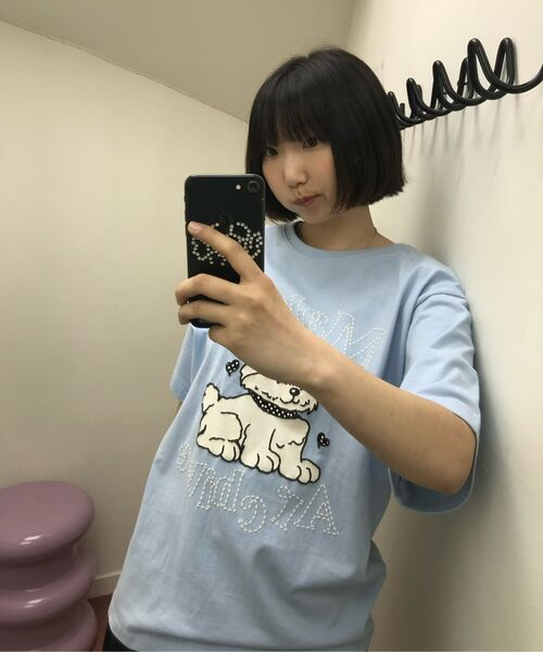 WaiKei（ワイケイ）の「チェックアプリケロールアップコットンパンツブラック（その他パンツ・レディース・その他・1/2/4/3）」の10枚目の写真