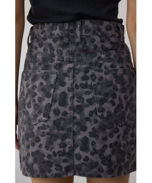 AZUL by moussy（アズールバイマウジー）の「AZUL DENIM 起毛ツイルレオパードミニ（デニムスカート・レディース・ブラック系その他/ブラウン系その他・SMALL/MEDIUM）」の12枚目の写真