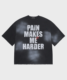 SP ウォッシング切り替え7部Tシャツ ブラック
