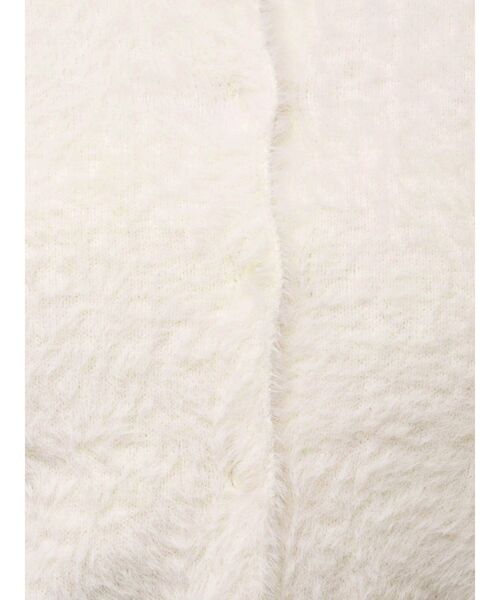 MERCURYDUO（マーキュリーデュオ）の「ミニシャギークルーネックカーディガン（カーディガン/ボレロ・レディース・ブルー/アイボリー・FREE）」の4枚目の写真