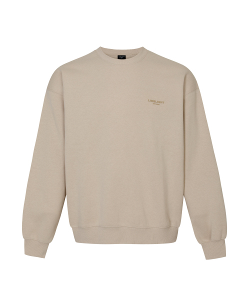 LIMELIGHT APPAREL(ライムライトアパレル)の「アパレルシンプルロゴスウェットシャツオーバーサイズ(サンド/ブラウン)(スウェット・メンズ・その他・X-LARGE/LARGE/MEDIUM)」の1枚目の写真