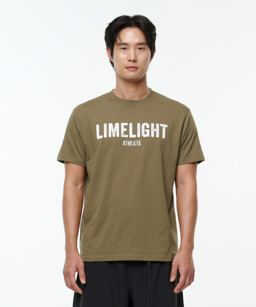 LIMELIGHT APPAREL(ライムライトアパレル)の「アスリットミリタリーティーシャツ(カーキ/ホワイト)(Tシャツ/カットソー・メンズ・その他・MEDIUM/LARGE/SMALL/X-LARGE)」の1枚目の写真