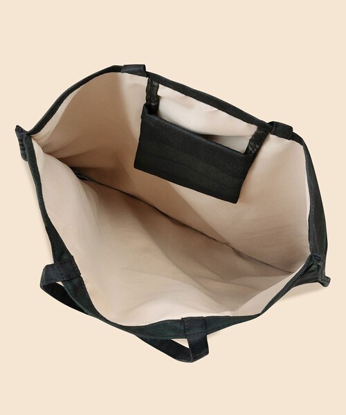 BROOKS BROTHERS（ブルックスブラザーズ）の「ウールツイル　ブラックウォッチ　トートバッグ（トートバッグ・レディース・グリーン・0）」の3枚目の写真