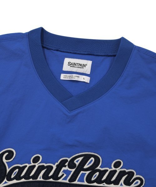SAINTPAIN(セイントペイン)の「SPチームロゴプルオーバー-ブルー(スウェット・レディース・その他・MEDIUM/LARGE)」の3枚目の写真