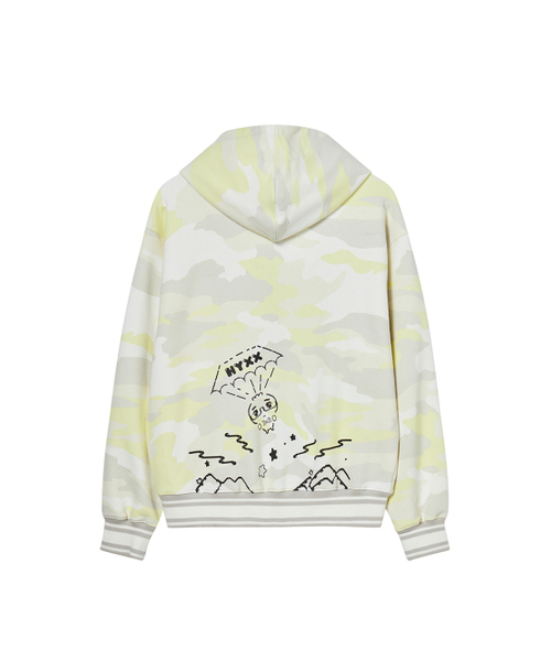 セール】NYGD ADVENTURE HOOD ZIP-UP YELLOW（パーカー）｜NYXX