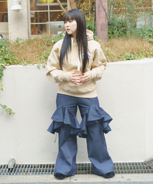 THE GOODLAND MARKET（ザグッドランドマーケット）の「『別注』That’s×THE GOODLAND MARKET　The Hoody（パーカー・メンズ・ベージュ/ネイビー・MEDIUM/LARGE/X-LARGE）」の6枚目の写真