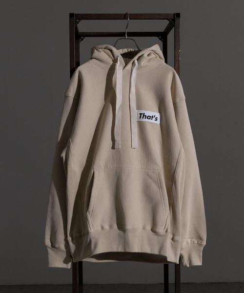 THE GOODLAND MARKET（ザグッドランドマーケット）の「『別注』That’s×THE GOODLAND MARKET　The Hoody（パーカー・メンズ・ベージュ/ネイビー・MEDIUM/LARGE/X-LARGE）」の7枚目の写真