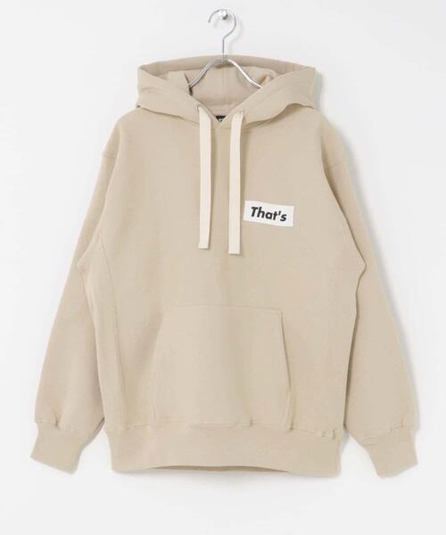 THE GOODLAND MARKET（ザグッドランドマーケット）の「『別注』That’s×THE GOODLAND MARKET　The Hoody（パーカー・メンズ・ベージュ/ネイビー・MEDIUM/LARGE/X-LARGE）」の8枚目の写真
