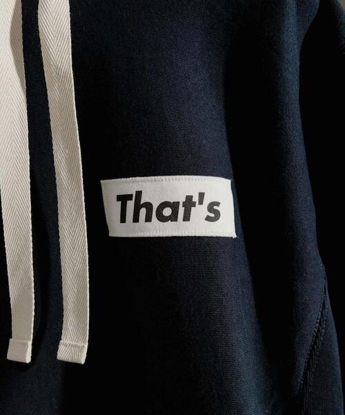 THE GOODLAND MARKET（ザグッドランドマーケット）の「『別注』That’s×THE GOODLAND MARKET　The Hoody（パーカー・メンズ・ベージュ/ネイビー・MEDIUM/LARGE/X-LARGE）」の11枚目の写真
