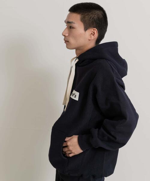 THE GOODLAND MARKET（ザグッドランドマーケット）の「『別注』That’s×THE GOODLAND MARKET　The Hoody（パーカー・メンズ・ベージュ/ネイビー・MEDIUM/LARGE/X-LARGE）」の15枚目の写真