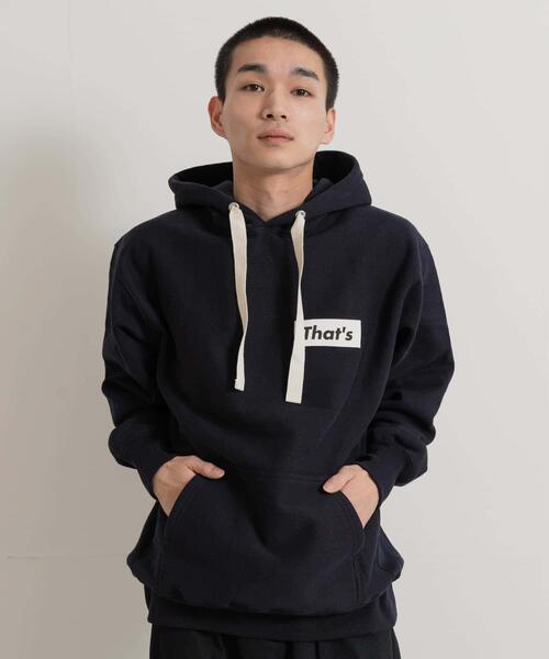 THE GOODLAND MARKET（ザグッドランドマーケット）の「『別注』That’s×THE GOODLAND MARKET　The Hoody（パーカー・メンズ・ベージュ/ネイビー・MEDIUM/LARGE/X-LARGE）」の17枚目の写真