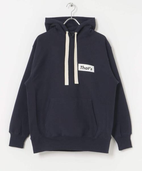 THE GOODLAND MARKET（ザグッドランドマーケット）の「『別注』That’s×THE GOODLAND MARKET　The Hoody（パーカー・メンズ・ベージュ/ネイビー・MEDIUM/LARGE/X-LARGE）」の22枚目の写真