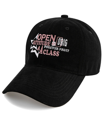 OPEN ATTITUDE（オープンアティチュード）の「A CLASS COTTON BALL CAP-BLACK（キャップ）」