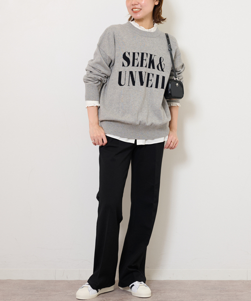 JOURNAL STANDARD relume(ジャーナルスタンダード レリューム)の「《WEB限定追加》コットンブロードフリルブラウス(シャツ/ブラウス・レディース・ホワイト/ブルー系その他/ネイビー・FREE)」の5枚目の写真