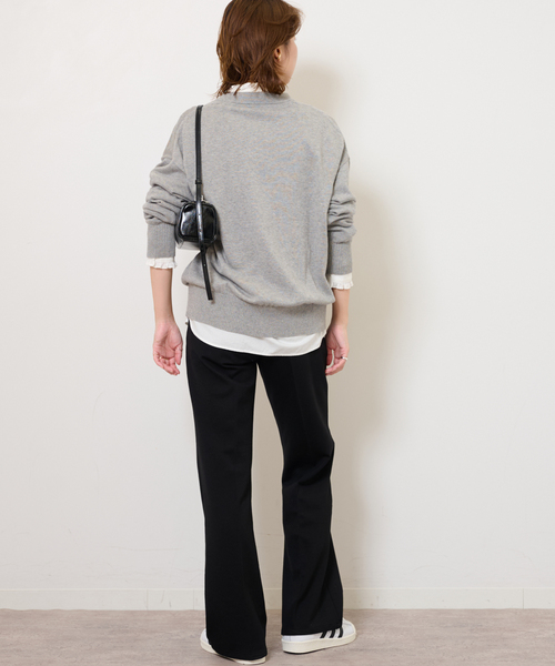 JOURNAL STANDARD relume(ジャーナルスタンダード レリューム)の「《WEB限定追加》コットンブロードフリルブラウス(シャツ/ブラウス・レディース・ホワイト/ブルー系その他/ネイビー・FREE)」の6枚目の写真