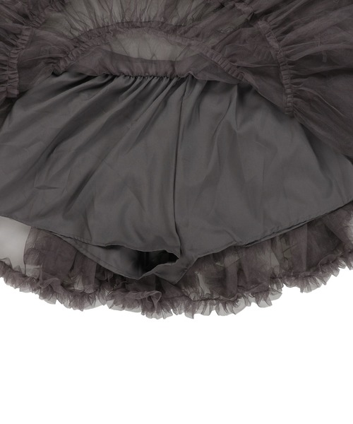 SPINNS（スピンズ）の「ペインターフリルミニスカート（スカート・レディース・チャコール/ブラック/オフホワイト・ONESIZE）」の20枚目の写真
