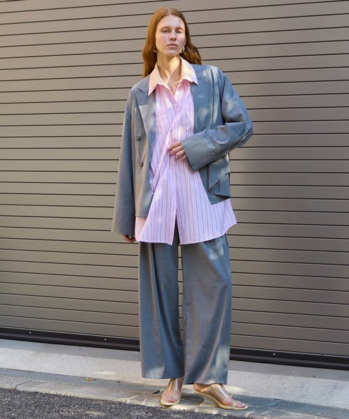 MAISON SPECIAL（メゾンスペシャル）の「Clear Mules/ダブルベルトクリアミュール（サンダル・レディース・ピンク/グリーン/アイボリー/ブラック・38/37/36）」の7枚目の写真