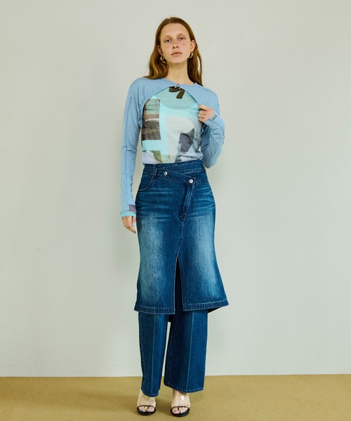 MAISON SPECIAL（メゾンスペシャル）の「Clear Mules/ダブルベルトクリアミュール（サンダル・レディース・ピンク/グリーン/アイボリー/ブラック・38/37/36）」の15枚目の写真