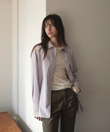 ANOTHER OFFICE WOMEN（アナザー オフィス ウーマン）の「w. Oversized Garment Shirt (Morado)（シャツ/ブラウス）」