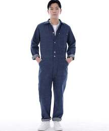 SAINTCREW（セントクルー）の「シティボーイボタンジャンプスーツ CBB-507 デニムウォッシングインディゴ（つなぎ/オールインワン・メンズ）」