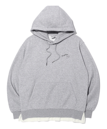 RAYFIKERS（レイフィカース）の「Wicked Smile Layered Hoodie MELANGE GREY (MO9TU961-097)（パーカー）」