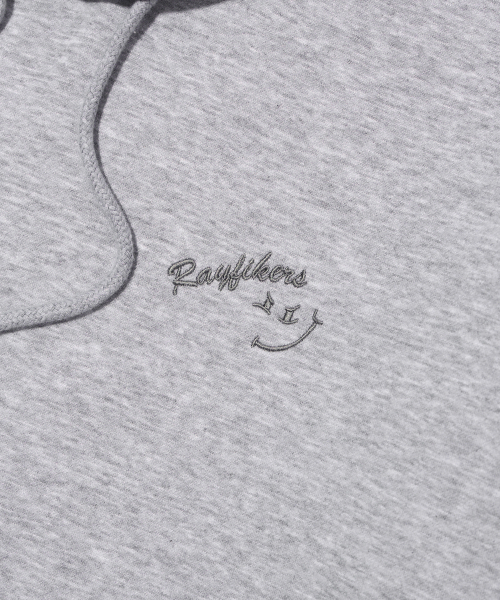 RAYFIKERS(レイフィカース)の「Wicked Smile Layered Hoodie MELANGE GREY (MO9TU961-097)(パーカー・メンズ・その他・90/100/95/105)」の3枚目の写真