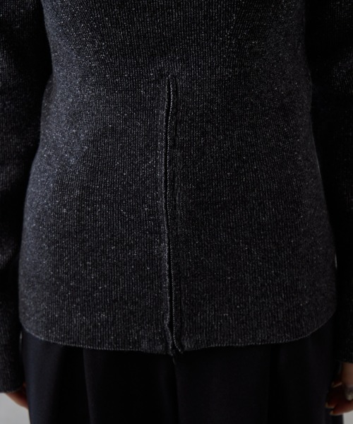 Lui's（ルイス）の「フロントZIPデザインニット（ニット/セーター・レディース・グリーン/ライトグレー/ブラック・FREE）」の17枚目の写真