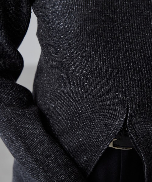 Lui's（ルイス）の「フロントZIPデザインニット（ニット/セーター・レディース・グリーン/ライトグレー/ブラック・FREE）」の18枚目の写真