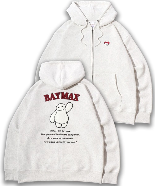 Disney（ディズニー）の「2026SS Disney/ディズニー オーバーサイズ 裏起毛 ミッキー/101匹わんちゃん/ベイマックス サガラ刺繍 ダブルジップ スウェットフルジップパーカー フーディー レディース メンズ（パーカー・メンズ・ブルー系その他/グレー系その他2/ブラック/グレー系その他/アッシュグレー/ブラック系その他/ネイビー・M/LL/L）」の4枚目の写真