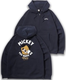 MICKEY MOUSE ミッキーマウス コーデュロイ パーカー 紺 L2452 MICKEY MOUSE ミッキーマウス コーデュロイ パーカー 紺 L2452 【公式