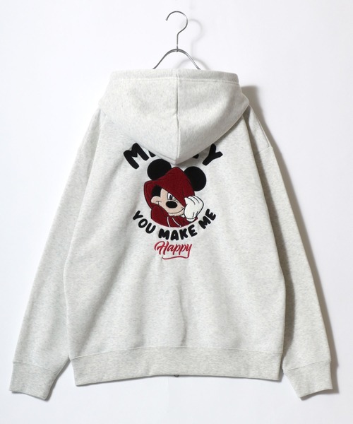 Disney（ディズニー）の「2026SS Disney/ディズニー オーバーサイズ 裏起毛 ミッキー/101匹わんちゃん/ベイマックス サガラ刺繍 ダブルジップ スウェットフルジップパーカー フーディー レディース メンズ（パーカー・メンズ・ブルー系その他/グレー系その他2/ブラック/グレー系その他/アッシュグレー/ブラック系その他/ネイビー・M/LL/L）」の14枚目の写真