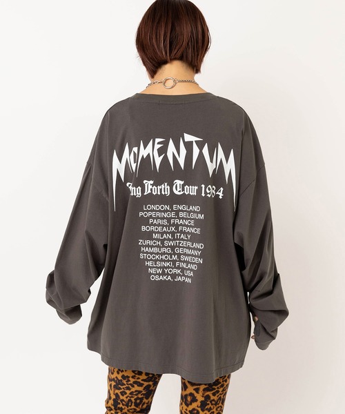 RNA(アールエヌエー)の「M2626 MOMENTUM TOURロンT(Tシャツ/カットソー・レディース・ブルー/チャコール/ホワイト・MEDIUM)」の5枚目の写真