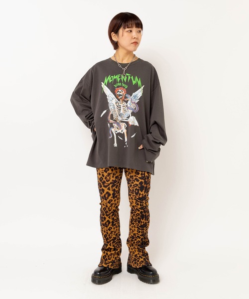 RNA(アールエヌエー)の「M2626 MOMENTUM TOURロンT(Tシャツ/カットソー・レディース・ブルー/チャコール/ホワイト・MEDIUM)」の13枚目の写真