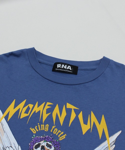 RNA(アールエヌエー)の「M2626 MOMENTUM TOURロンT(Tシャツ/カットソー・レディース・ブルー/チャコール/ホワイト・MEDIUM)」の19枚目の写真