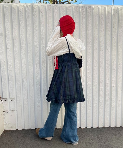 WC(ダブル シー)の「《一部店舗限定★》コルセットキャミワンピース(ワンピース・レディース・グリーン/グレー・MEDIUM/LARGE)」の9枚目の写真