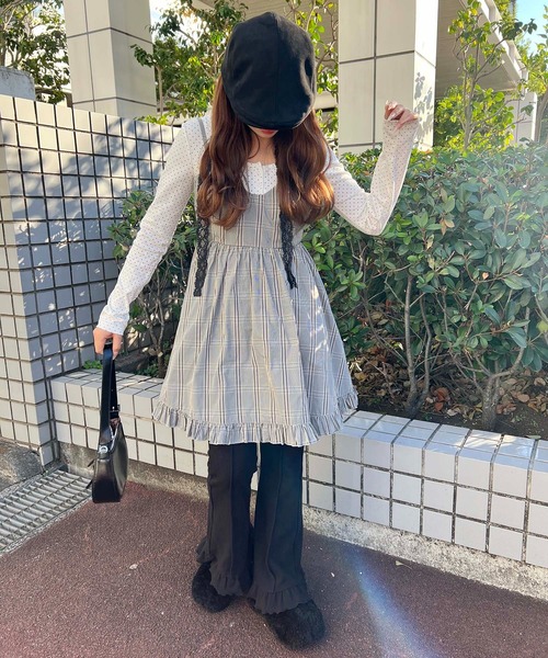WC(ダブル シー)の「《一部店舗限定★》コルセットキャミワンピース(ワンピース・レディース・グリーン/グレー・MEDIUM/LARGE)」の5枚目の写真