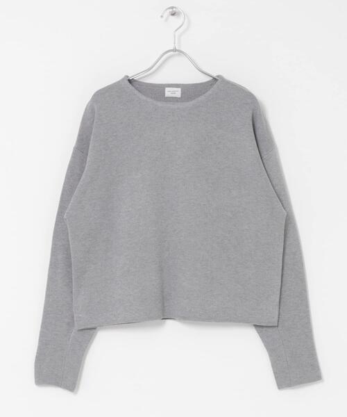 URBAN RESEARCH DOORS（アーバンリサーチドアーズ）の「ショート丈コンパクトニット（ニット/セーター・レディース・ブラック/グレー/ロイヤルブルー・FREE）」の11枚目の写真