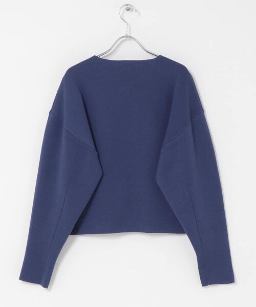 URBAN RESEARCH DOORS（アーバンリサーチドアーズ）の「ショート丈コンパクトニット（ニット/セーター・レディース・ロイヤルブルー/ブラック/グレー・FREE）」の21枚目の写真