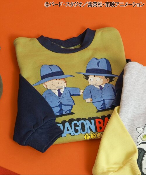 BREEZE(ブリーズ)の「【リンク】ドラゴンボールコラボ モチーフトレーナー(スウェット・キッズ・ブラック/カーキ/オフホワイト/イエロー/レッド・90/100/110/120/130/140/150)」の4枚目の写真