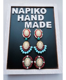 【NAPIKO】楕円型ピアス(MA)