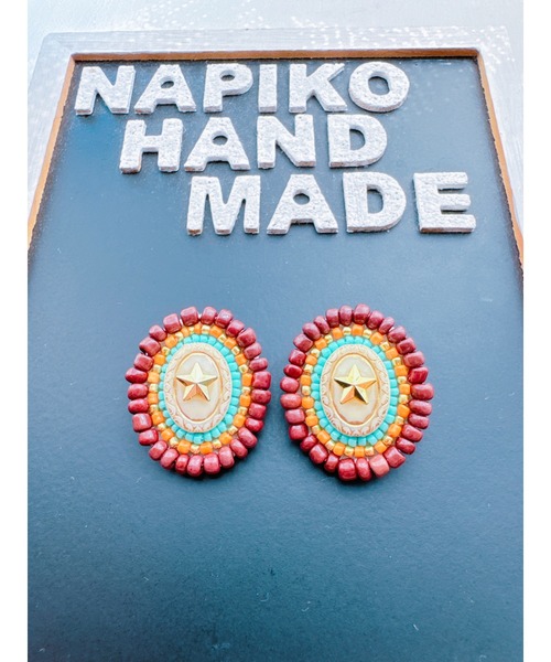 tone（トーン）の「【NAPIKO】楕円型ピアス(MA)（ピアス（両耳用）・レディース・A/B/C/その他2/その他1・FREE）」の3枚目の写真